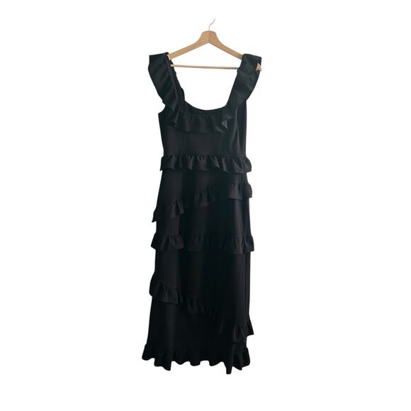 Show Me Your Mumu Greta Dress in Black Stretch L - Picture 4 of 7